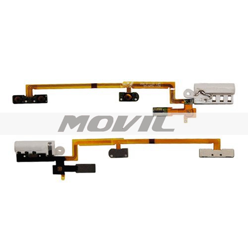 Audio Headphone Jack with Power Volume Key Flex Cable for iPod Nano 6th Gen